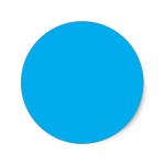 rond cyan