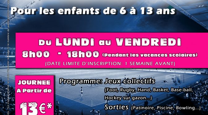 Vacances avec le Rugby XIII